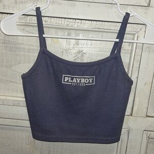 Purple Playboy tank top